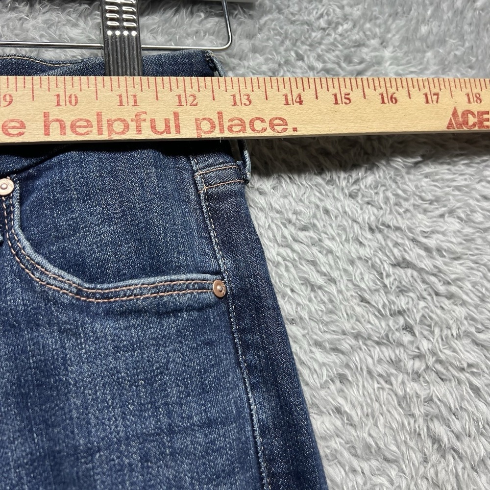 Mother Jeans Womens 25 The Looker Ankle Fray Raw Hem Girl Crush Stretch Denim - Picture 12 of 14